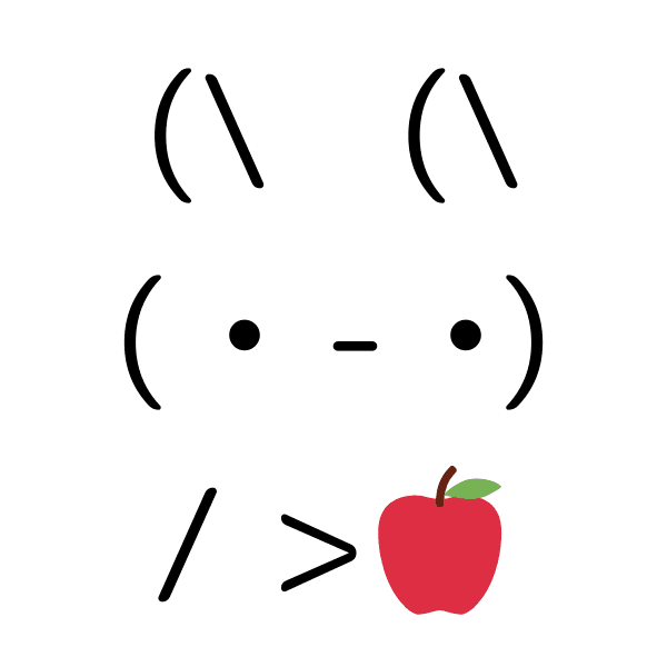 I share my apple with u